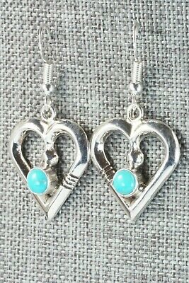 Turquoise & Sterling Silver Earrings - Isabell Kee