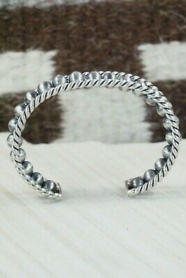 Navajo Sterling Silver Bracelet - Elaine Tahe
