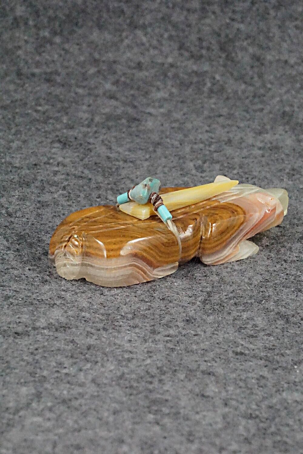 Badger Zuni Fetish Carving - Alex Tsethlikai