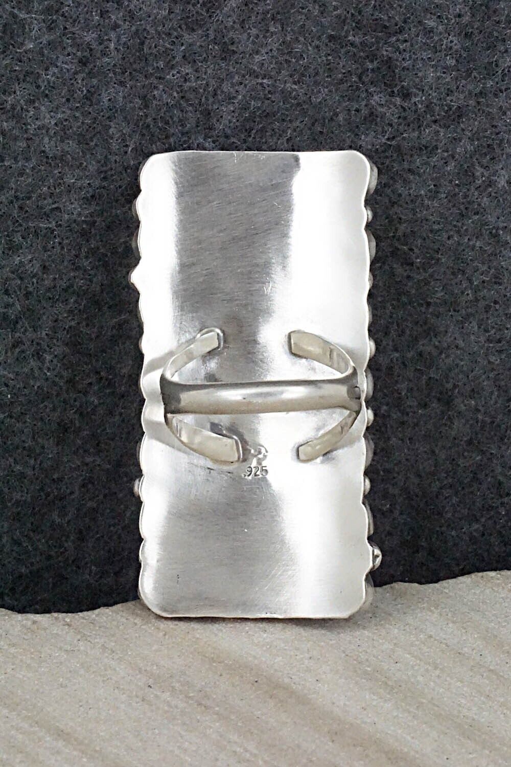 Turquoise & Sterling Silver Ring - Roberta Begay - Size 7
