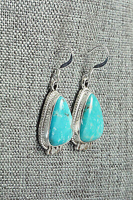 Turquoise & Sterling Silver Earrings - Sharon McCarthy