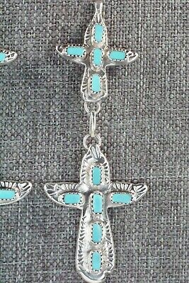 Turquoise & Sterling Silver Earrings - Ceclia Iule