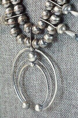 Sterling Silver Squash Blossom & Earrings - Phil Garcia