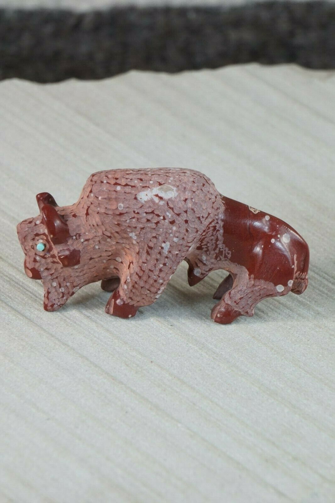 Buffalo Zuni Fetish Carving - Russell Shack - High Lonesome Trading