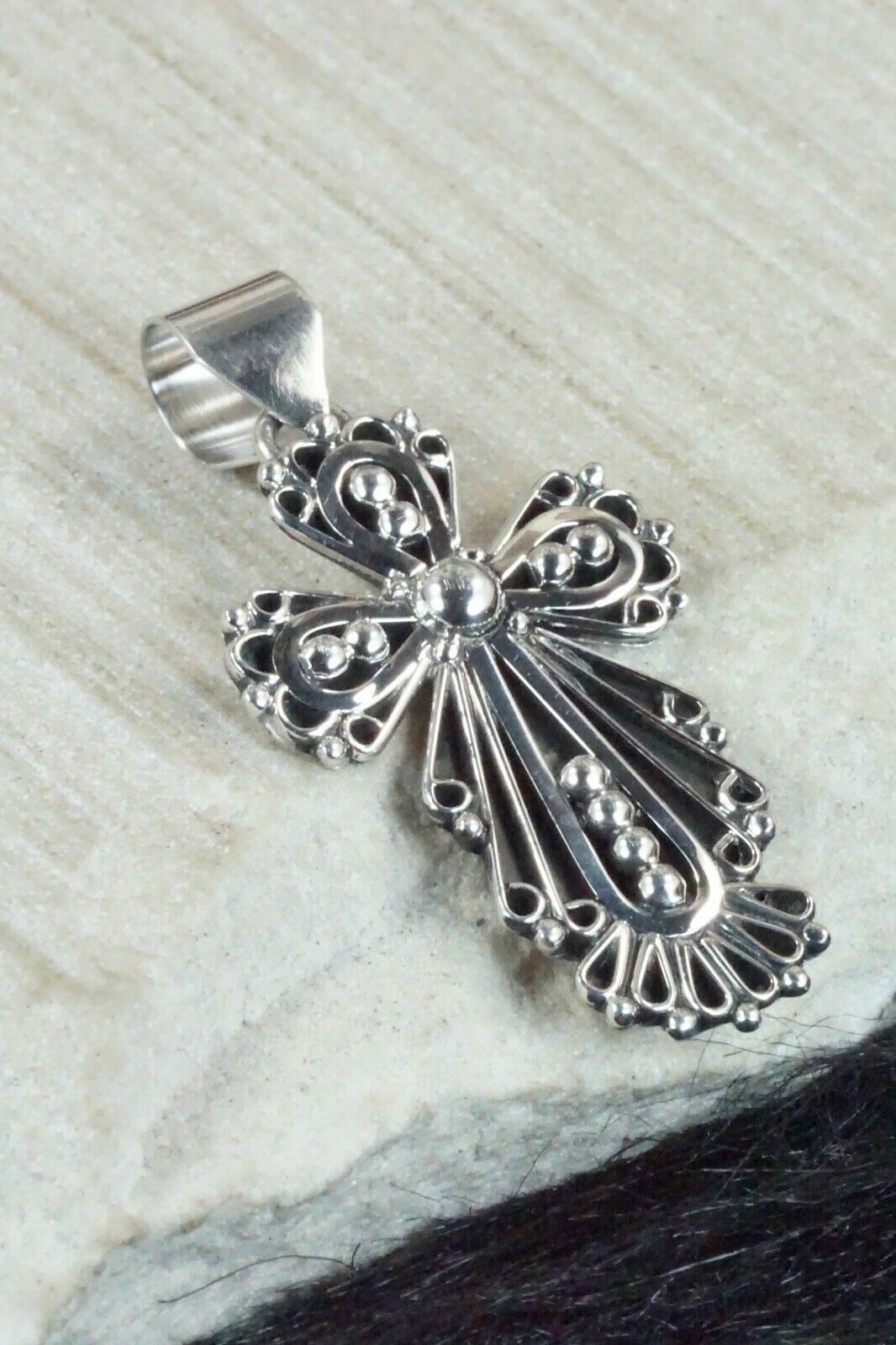Sterling Silver Pendant - Lorena Nez