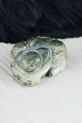 Frog Zuni Fetish Carving - Rick Kallestewa - High Lonesome Trading