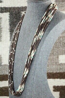 Shell, Turquoise & Sterling Silver Necklace - Ramona Bird