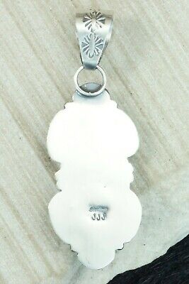 Spiny Oyster & Sterling Silver Pendant - Jeff James Jr.
