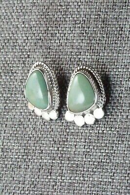 Turquoise & Sterling Silver Earrings - Verley Betone