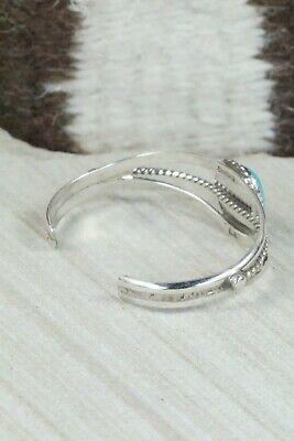 Turquoise & Sterling Silver Bracelet - Lenora Begay - High Lonesome Trading