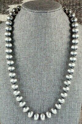 Sterling Silver Navajo Pearl Necklace - Tonisha Haley