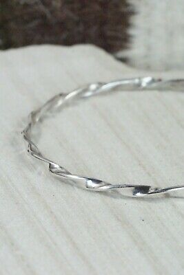 Sterling Silver Bangle - Elaine Tahe