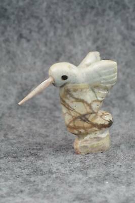 Humming Bird Zuni Fetish Carving - Justin Red Elk