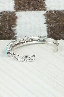 Turquoise & Sterling Silver Bracelet - Murray Hannaweeka