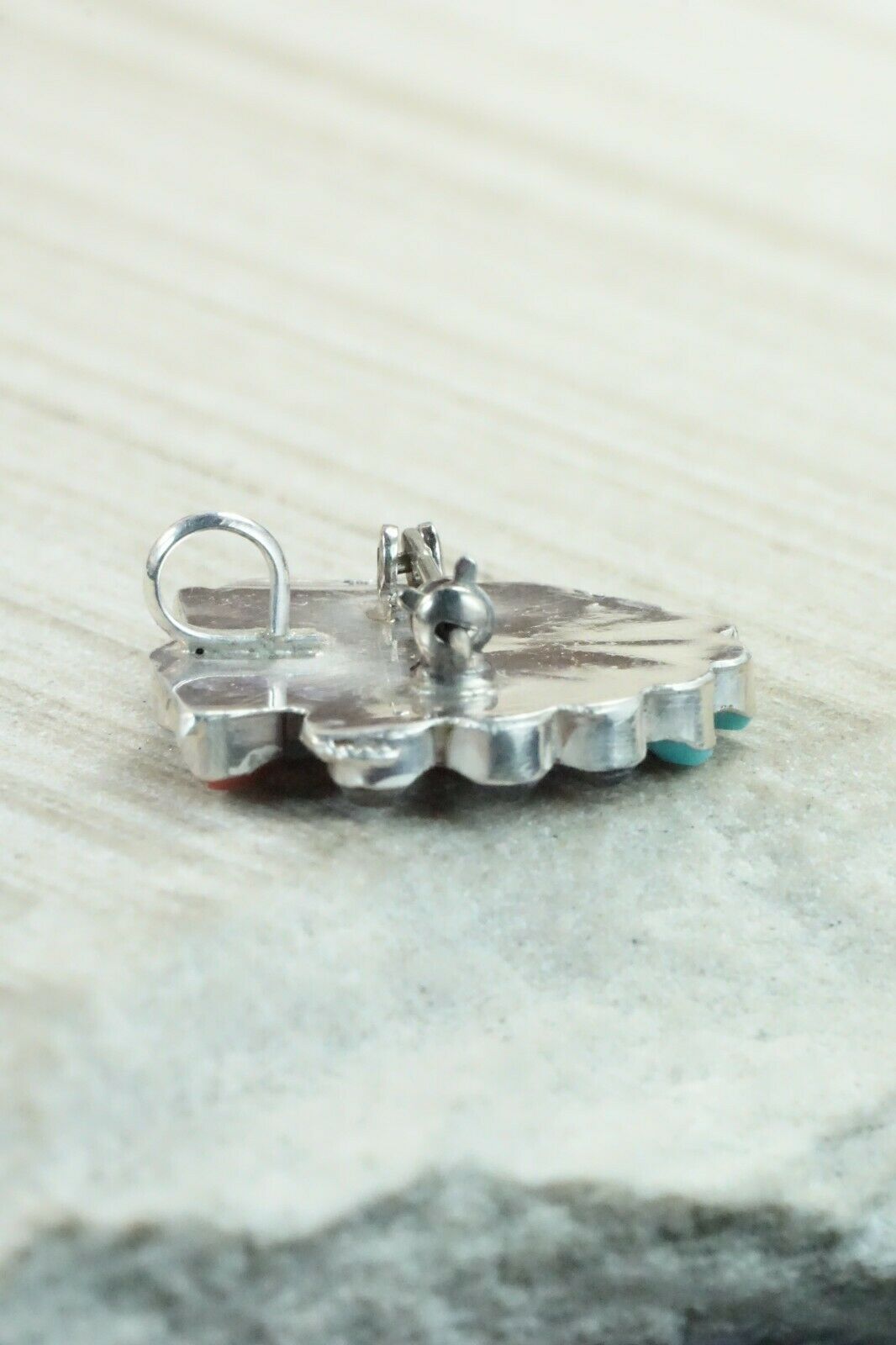 Multi Stone & Sterling Silver Pendant/ Pin - Sherry Nastacio