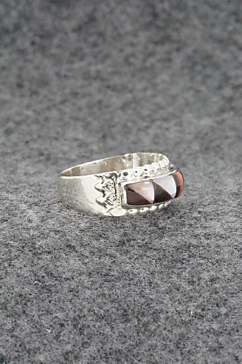 Multi Stone & Sterling Silver Ring - Rebecca Sheyka - Size 7.25