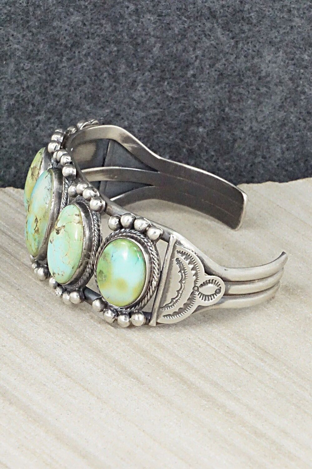 Turquoise & Sterling Silver Bracelet - Thomas Yazzie