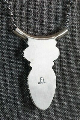 Turquoise & Sterling Silver Necklace - Raymond Delgarito