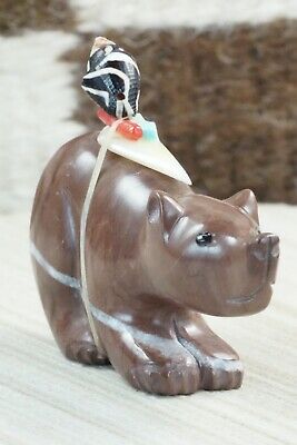 Bear Zuni Fetish Carving - Randy Lucio