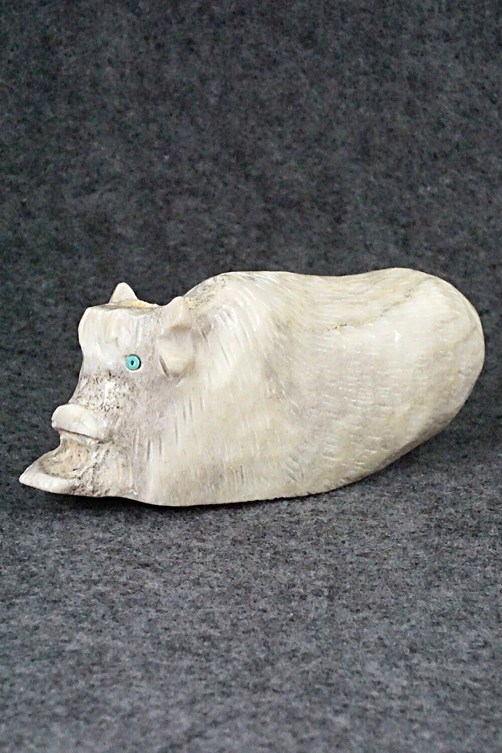 Buffalo Zuni Fetish Carving - Allison White