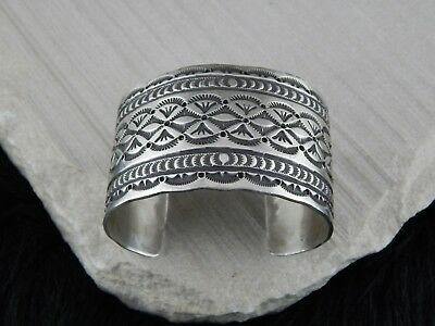 Navajo Sterling Silver Bracelet - Leonard Maloney - High Lonesome Trading