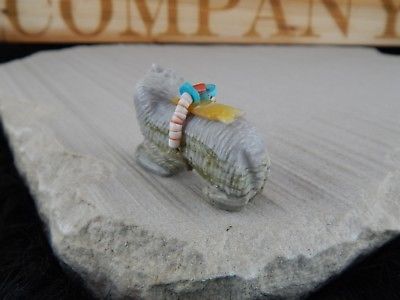 Bear - Zuni Fetish - Jeffery Yunie - Zuni Bear Carving - Native American - High Lonesome Trading