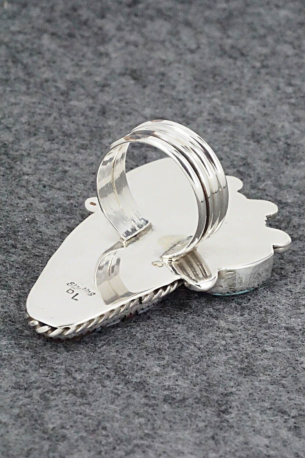 Multi-Stone & Sterling Silver Ring - Ben Livingston - Size 9.5