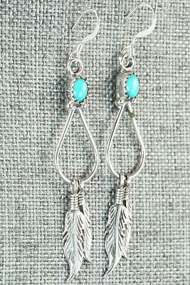 Turquoise & Sterling Silver Earrings - Sadie Jim