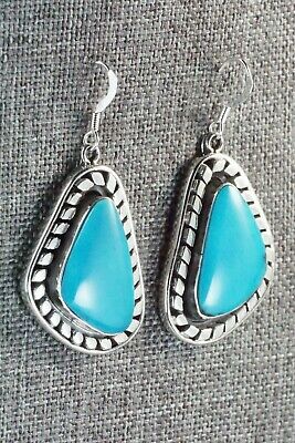 Turquoise and Sterling Silver Earrings - Sharon McCarthy
