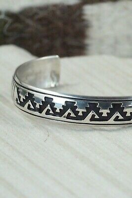 Navajo Sterling Silver Bracelet - Rosita Singer