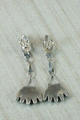 Zuni Turquoise & Sterling Silver Necklace and Earrings Set - Evonne Hustito