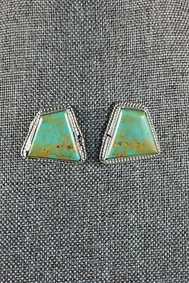 Turquoise and Sterling Silver Earrings - Annissa Martinez