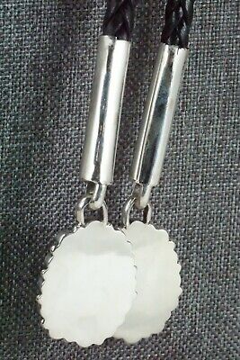 Turquoise & Sterling Silver Bolo Tie - Jaz Wilson