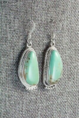 Turquoise & Sterling Silver Earrings - Lee Shorty