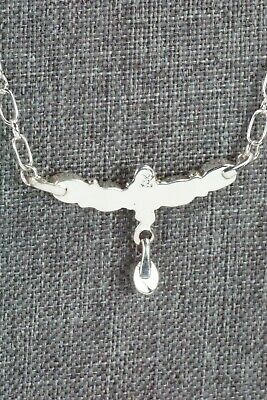 Amber & Sterling Silver Necklace - Loretta Smith