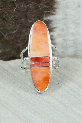 Spiny Oyster & Sterling Silver Ring - Harold Smith - Size 5.5