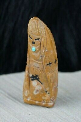 Corn Maiden Zuni Fetish Carving - Sandra Quandelacy - High Lonesome Trading