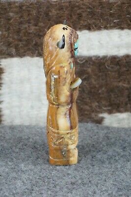 Buffalo Dancer Zuni Fetish Carving - Faye Quandelacy
