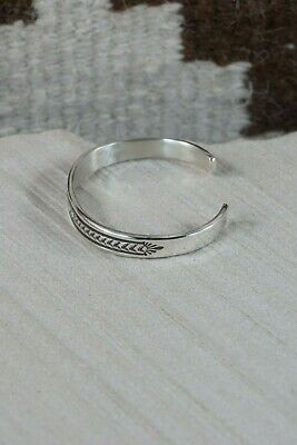 Navajo Sterling Silver Bracelet - Bruce Morgan - High Lonesome Trading