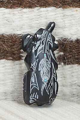 Badger Zuni Fetish Carving - Adrian Cachini