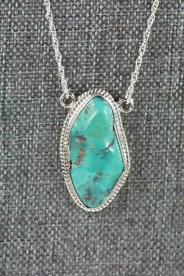 Navajo Turquoise & Sterling Silver Necklace - Annie Spencer