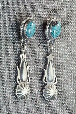 Turquoise & Sterling Silver Earrings - Annie Spencer