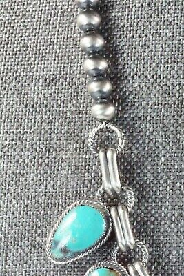 Turquoise & Sterling Silver Necklace and Earrings - Bobby Platero