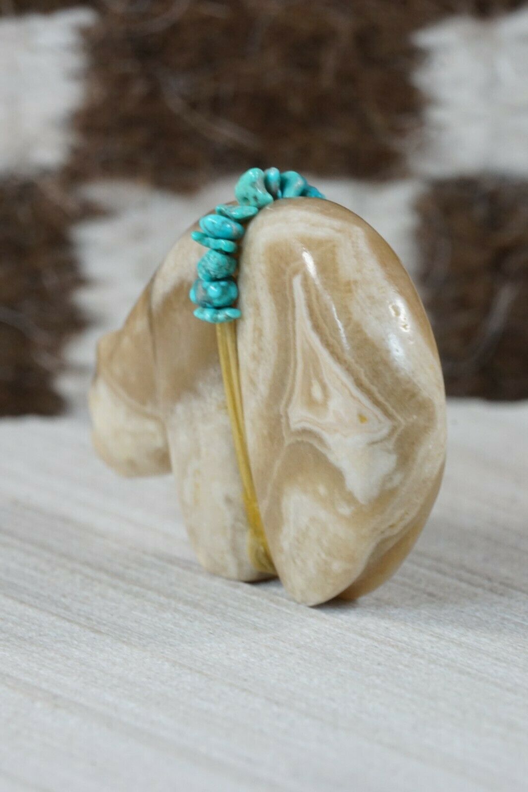 Bear Zuni Fetish Carving - Paulette Quam - High Lonesome Trading