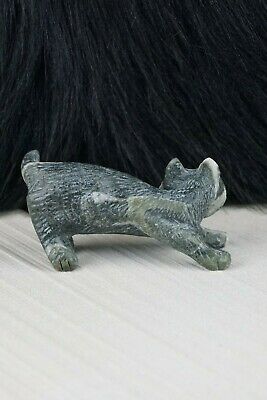 Bobcat Zuni Fetish Carving - Wilford Cheama - High Lonesome Trading