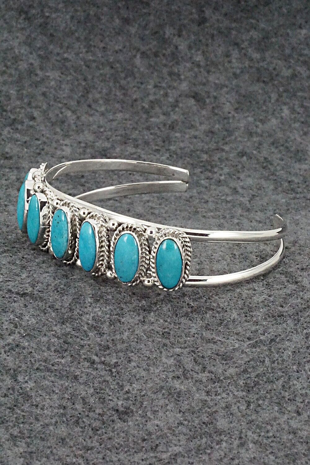 Turquoise & Sterling Silver Bracelet - Roberta Begay