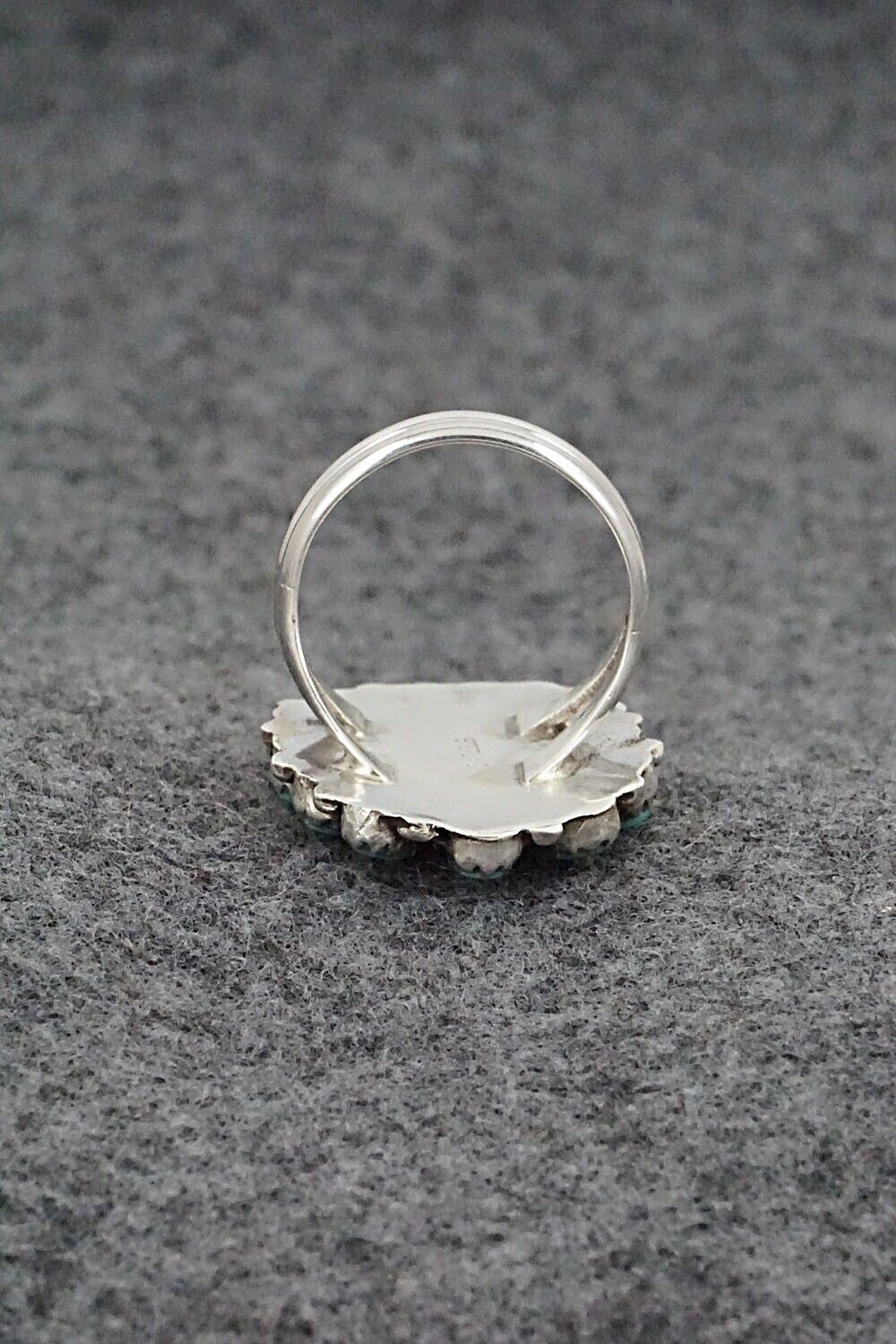 Turquoise & Sterling Silver Ring - George Gasper - Size 7