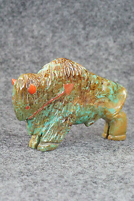 Buffalo Zuni Fetish Carving - Andres Quandelacy