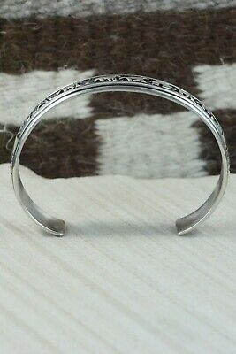 Navajo Sterling Silver Bracelet - Rosita Singer