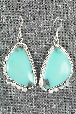 Turquoise and Sterling Silver Earrings - Sharon McCarthy